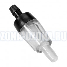 Пластиковый, обратный клапан, ∅ 4 мм. Для защиты аквариумного насоса, воздушного компрессора.