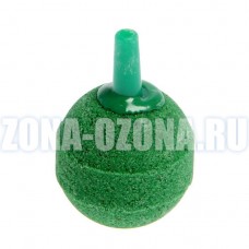 Распылитель воздуха для аквариума, озонатора, шар зелёный, 26*26*4 мм